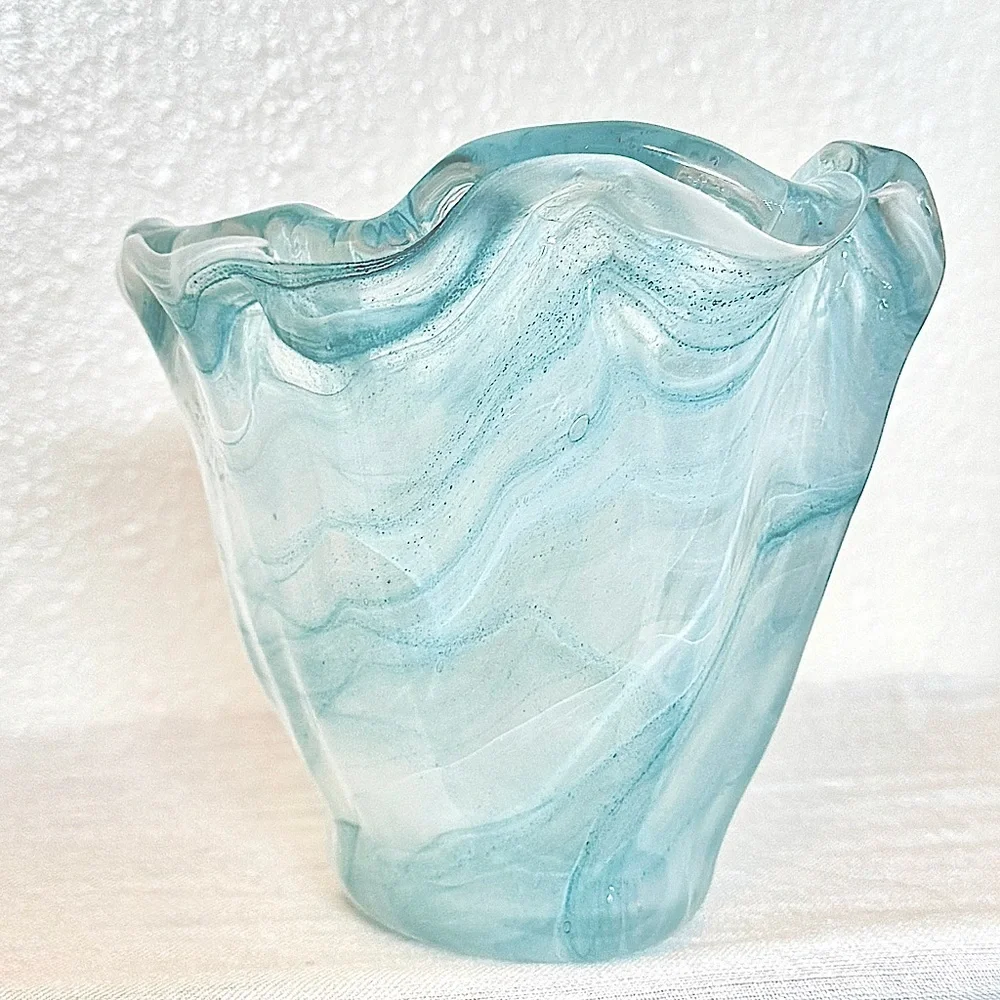 Abstract Murano Art Glass Bowl / Vase
